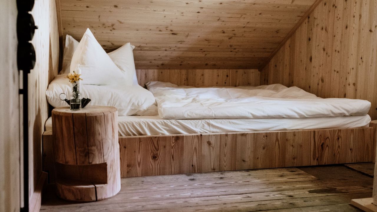 Haslauer Hütte Doppelbett Haslauer Hütte Doppelbett